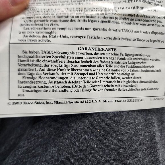 Tasco Zip Binoculars 10x50 Fully Coated w/ Leather Case & Olympus Camera Strap - Picture 10 of 11